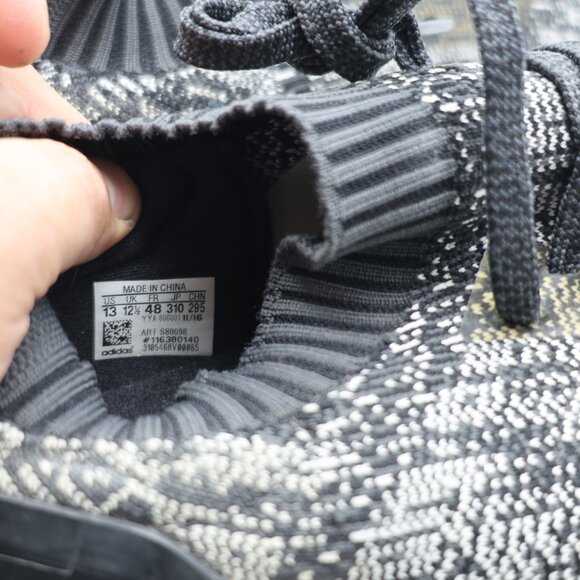 Adidas Ultra Boost Men's Size 13 Uncaged Black Grey Sneakers Shoes S80698 - Picture 3 of 9